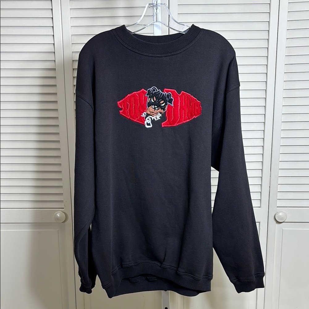 Vintage Top Dawg Fleeced Sweatshirt Large